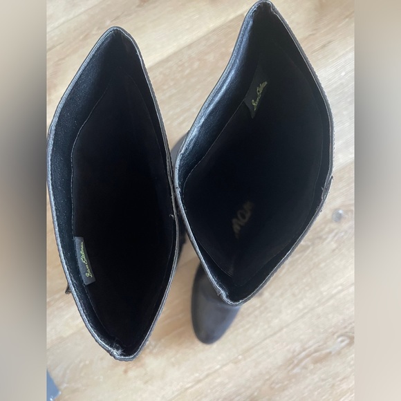 Sam Edelman Patton Black Leather Riding Knee Boot Size 9 - Picture 10 of 12